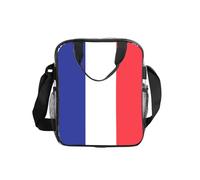 WZYCWB French flag Transparent Shoulder Bag Lunch Handbag with Zipper and Shoulder Strap for Women Men Work Shopping