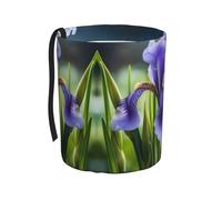 WZYCWB French National Flower Hanging car Trash can, Practical and Convenient, Suitable for Multiple car Models, Providing Ideal Storage Space