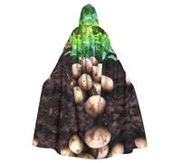 WZYCWB Fresh potatoesPatterned Hooded Cape Adult Robe Suitable for Family Gatherings Stage Performances Cosplay and Halloween Parties