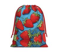 WZYCWB Fresh Strawberries S Printed Gift Bags - Perfect for Weddings, Christmas, Birthdays, and Parties - S - L