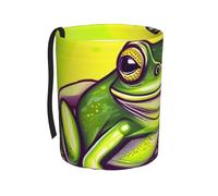 WZYCWB Frog in a Pond Hanging car Trash can is Suitable for Many Types of Cars. It is Practical and Convenient, and is Simply The Perfect Partner for Driving.