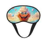 WZYCWB Frozen Yogurt Printed Sleeping Eye mask, Full Coverage, relieves Eye Fatigue