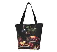 WZYCWB Fruits and Wines Fashionable shoulder handbag, women's crossbody shoulder bag, suitable for weekend travel shopping shoulder bag