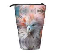 WZYCWB Funny Bird Heads Printed Retractable Pen Holder for Dorm or Office use.