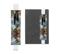 WZYCWB Funny little dinosaur Diary pencil pouches, PVC pen holders and pen holders with elastic bands, and bookmarks are the best gift choices.