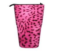 WZYCWB Furry Zebra Leopard Printed Retractable Pen Holder for Dorm or Office use.