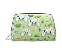 WZYCWB Gamepad in The Grass Printed Leather Cosmetic Bag for Women - Stylish and Soft, Durable