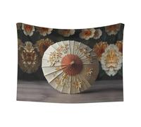 WZYCWB Gardenia Paper Umbrella Large Pet Blanket - Multiple, Dog Kennel mat, cat Basket Lining, Foldable and Portable