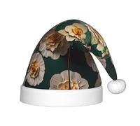 WZYCWB Gardenia Umbrella Patterns Fun Christmas Party Hat, Class Party Activity Holiday Christmas Decoration Hat
