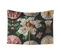 WZYCWB Gardenia Umbrella Small Printed pet Blanket - Suitable for pet kennels/Dog beds/cat Baskets