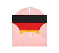 WZYCWB German flag Pink Printed Holiday Cards - Perfect for heartwarming holiday greetings