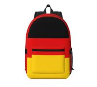 WZYCWB German flag Printed backpack with pockets - suitable for work, business trips, travel, sports