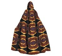 WZYCWB Giant bear Printed hooded cape suitable for masquerade, Halloween party cosplay props