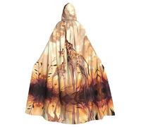 WZYCWB Giraffe mother and child Patterned Hooded Cape - Ideal Costume for Carnival/Festival Party Cosplay