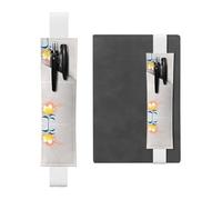 WZYCWB Glorious yellow flower in bloom Leather Pen Holder Bookmark, Adjustable Leather Pen Holder, Perfect for Back to School Christmas Gifts