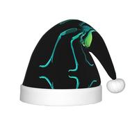 WZYCWB Glow-in-Dark Mantis Patterns Fun Christmas Party Hat, Class Party Activity Holiday Christmas Decoration Hat