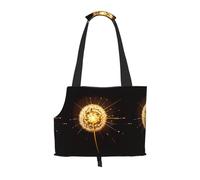 WZYCWB Glowing Dandelion Printed Pet Shoulder Bag - Lightweight, Breathable Travel Small Pet Shoulder Bag