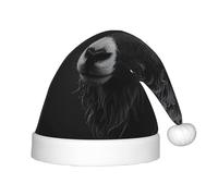 WZYCWB Gothic dark sheep head Print Christmas Party Hat, Children's Class Activity Gift, Christmas Holiday Decoration Prop