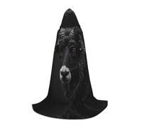 WZYCWB Gothic dark sheep head S Patterned Hooded Cape Cosplay Costume - Holiday Party Costume Props