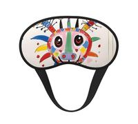 WZYCWB Graffiti Animals Printed Sleeping Eye mask, Full Coverage, relieves Eye Fatigue