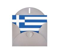WZYCWB Greek flag Gray Printed Holiday Cards - Perfect for heartwarming holiday greetings