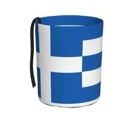 WZYCWB Greek Flag Hanging car Trash can is Suitable for Many Types of Cars. It is Practical and Convenient, and is Simply The Perfect Partner for Driving.