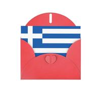 WZYCWB Greek flag Red Printed Holiday Cards - Perfect for heartwarming holiday greetings