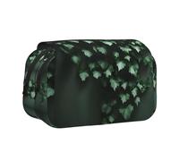 WZYCWB Green Creeper Printing Portable Pencil Case ideal for organizing pens in the office or storing makeup brushes
