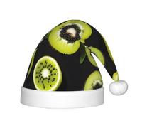 WZYCWB Green kiwi Patterned Christmas Party Hat, Children's Class Activity Gift, Christmas Holiday Decoration Prop