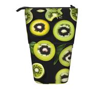 WZYCWB Green Kiwi Printed Retractable Pen Holder for Dorm or Office use.