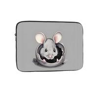 WZYCWB Grey rat 12 inch Laptop sleeve compatible with 10-17-inch laptops. A lightweight, portable, and stylish accessory.