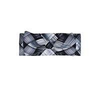 WZYCWB Grey/White Checked Fabric Bow Headband Children Elastic Bow Hair Accessories 0-6 Months Hair Bows for Newborn Infant Toddlers
