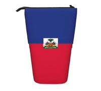 WZYCWB Haitian Flag Retractable Storage Container for Pen Holders, Makeup Brush Holders, or Coin Drawstring Bags.