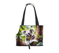 WZYCWB Happy Cute koala Printed Pet Shoulder Bag - Lightweight, Breathable Travel Small Pet Shoulder Bag