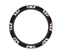 WZYCWB Happy Panda Steering wheel cover - Skin-friendly and soft material, sweat-absorbing and breathable design, non-slip and wear-resistant