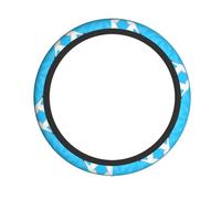 WZYCWB happy white goose Steering wheel cover - Skin-friendly and soft material, sweat-absorbing and breathable design, non-slip and wear-resistant