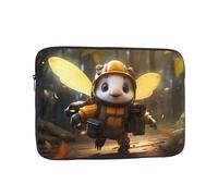 WZYCWB Hard-working bees 17 inch Printed laptop sleeve for 10-17-inch laptops, perfect for business, office, school, or university use.