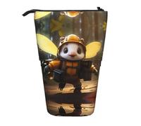 WZYCWB Hard-Working Bees Printed Retractable Pen Holder for Dorm or Office use.