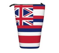WZYCWB Hawaii Flag Printed Retractable Pen Holder for Dorm or Office use.