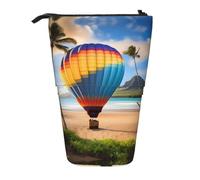 WZYCWB Hawaii Hot Air Balloon Retractable Storage Container for Pen Holders, Makeup Brush Holders, or Coin Drawstring Bags.