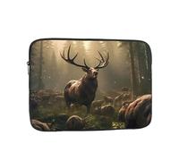 WZYCWB herd of deer 10 inch Printed laptop sleeve for 10-17-inch laptops, perfect for business, office, school, or university use.