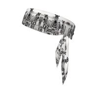 WZYCWB herd of zebras Pattern sports headband for badminton, mountain climbing and cycling sweat-absorbing headband