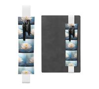 WZYCWB Holy Lotus Diary pencil pouches, PVC pen holders and pen holders with elastic bands, and bookmarks are the best gift choices., White, One Size