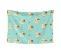 WZYCWB Honey Sundae Small Pet Blanket - Multiple, Dog Kennel mat, cat Basket Lining, Foldable and Portable