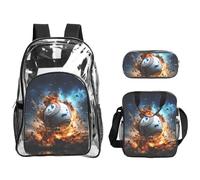 WZYCWB Hot Baseball Printed backpack set | Lunch bag and pencil case | Perfect for work, business trips, and vacations.