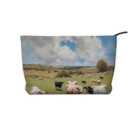 WZYCWB Huge Farm Printed Cosmetic Storage Bag, Perfect for Business Trips and Travel.