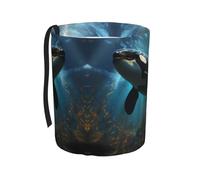 WZYCWB Huge Killer Whales Hanging car Trash can is Suitable for Many Types of Cars. It is Practical and Convenient, and is Simply The Perfect Partner for Driving.