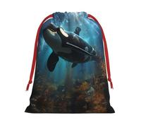 WZYCWB Huge killer whales M Printed Gift Bags - Perfect for Weddings, Christmas, Birthdays, and Parties - S - L