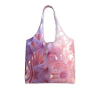 WZYCWB hyacinth bush Printed single-shoulder canvas bag, fashionable daily canvas bag, suitable for daily travel and shopping