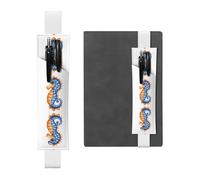 WZYCWB Interesting seahorse Adjustable Journal Bookmark, Leather Pen Holder Bookmark, Perfect for Back to School Christmas Gift Bookmark Leather Pen Holder,